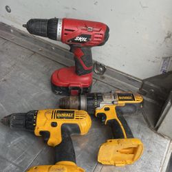 Skill & Dewalt Drills