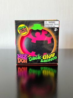 100% Authentic Schylling Needoh Jack Glow Lantern Squishy