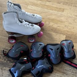 Chicago Skaters With Equipment Protección