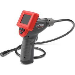 RIDGID 40043 Micro CA-25 Hand-Held Inspection Camera with 4' Cable, Borescope, Red