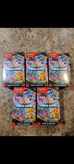 Pokemon chaos rising booster bundle sealed