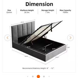 Queen Storage Bed Frame