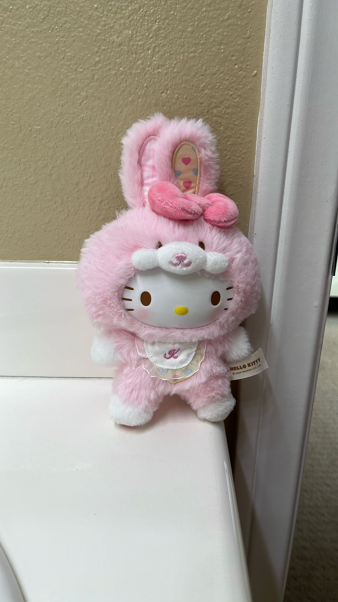 Hello Kitty Plush Bunny π° Keychain New