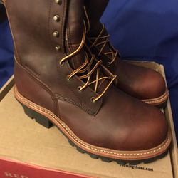 219 Red Wing Logger Mens Boots Size 11.5D