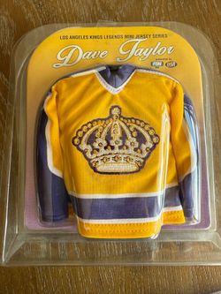 LA Kings Collectible Dave Taylor Mini Jersey in original package