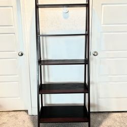 5 Tier Ladder Bookshelf Organizer Modern Home Storage Rack Stand Display Shelf
