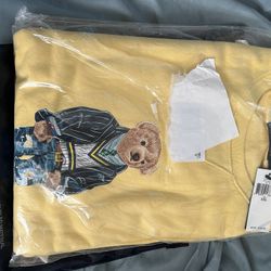 Yellow Polo Bear Sweater 2XL
