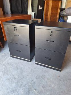 Black File Cabinet's $80 FIRM