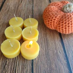 Pumpkin Caramel Tealights (Pack Of 6)