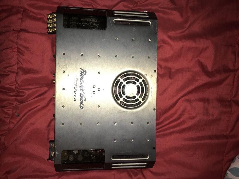 Phoenix gold titanium 500.4 4ch amp