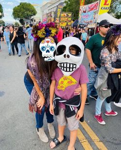 Calavera Día De Los Muertos Mask