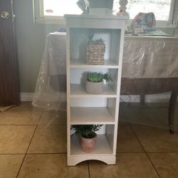 White shelf