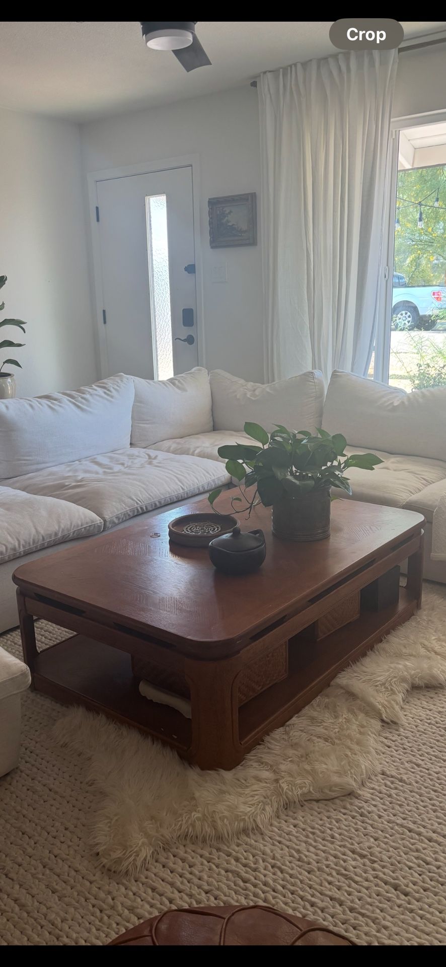 Quality Wooden Extending Coffee Table