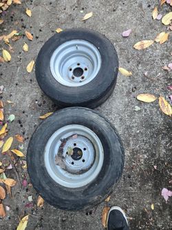 Trailer  rims and tires