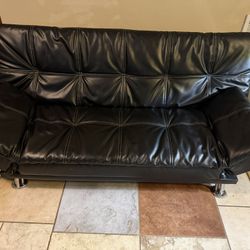 Black Futon Sofa Bed – $80