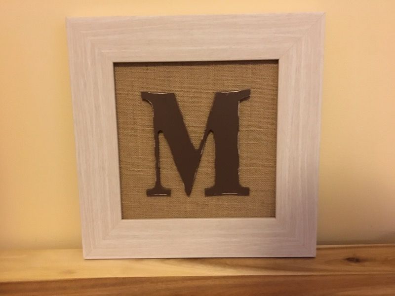 M, or W Initial Art