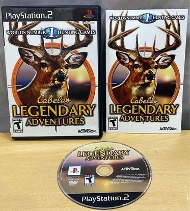 PS2 Sony PlayStation 2 Cabela's Legendary Adventures Video Game