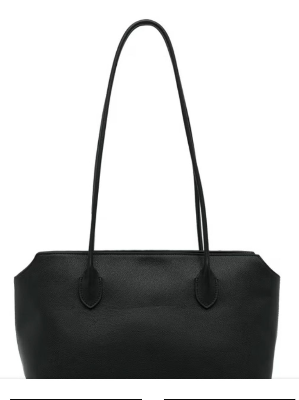 The R.o.w. Terrasse Shoulder Bag Calf Leather Black Unisex