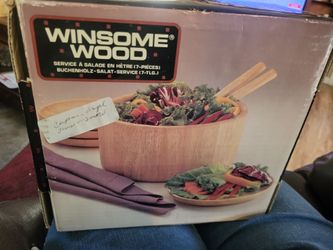Winsome wood 7 piece salad set