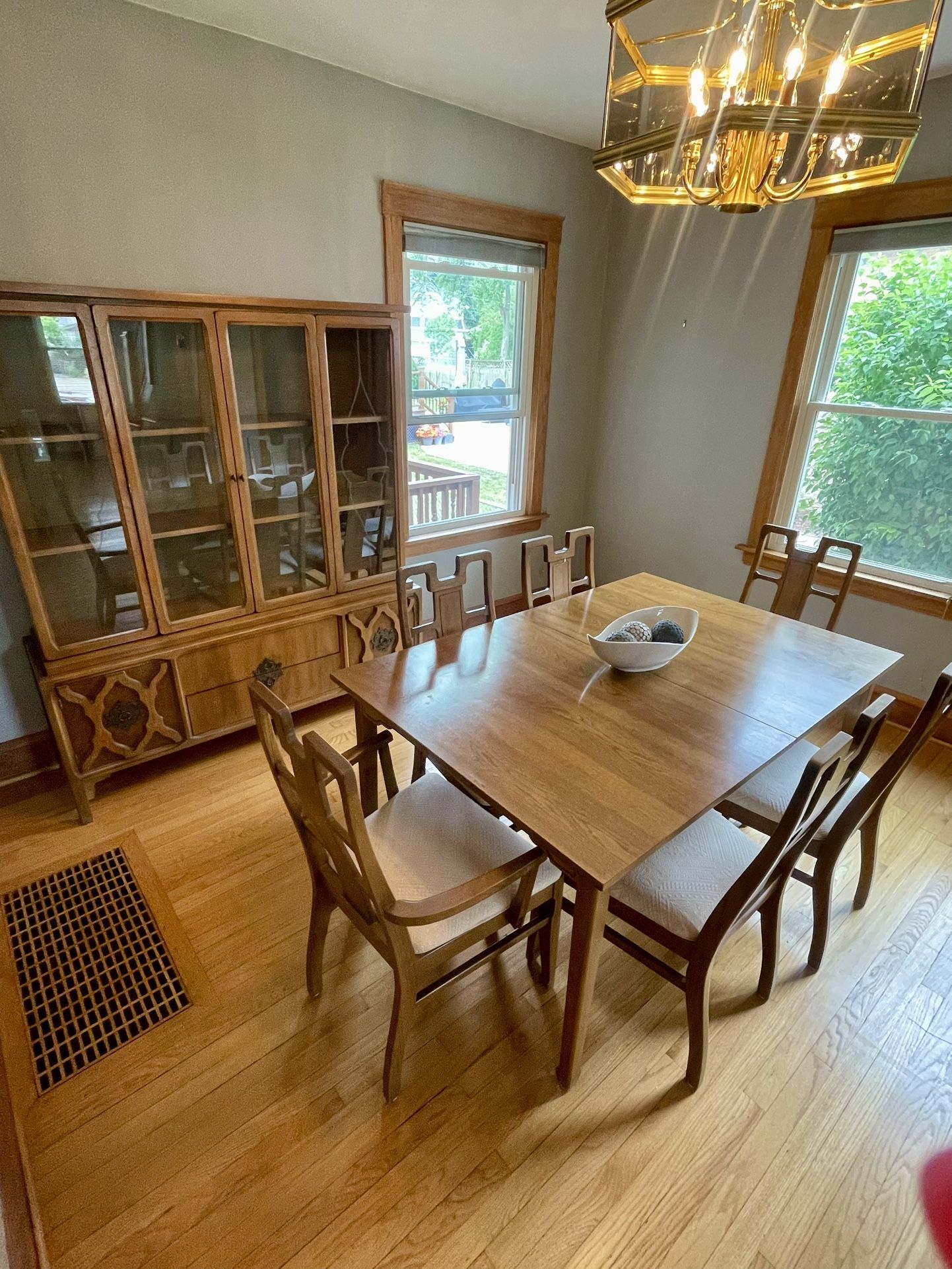 Dining Room Set Plus Dining Cabinet