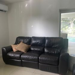 Leather Sofa Set