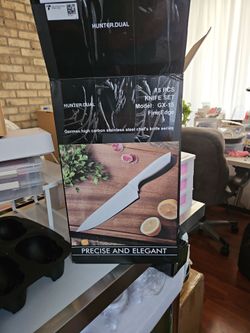 15 piece knife set hunter dual.