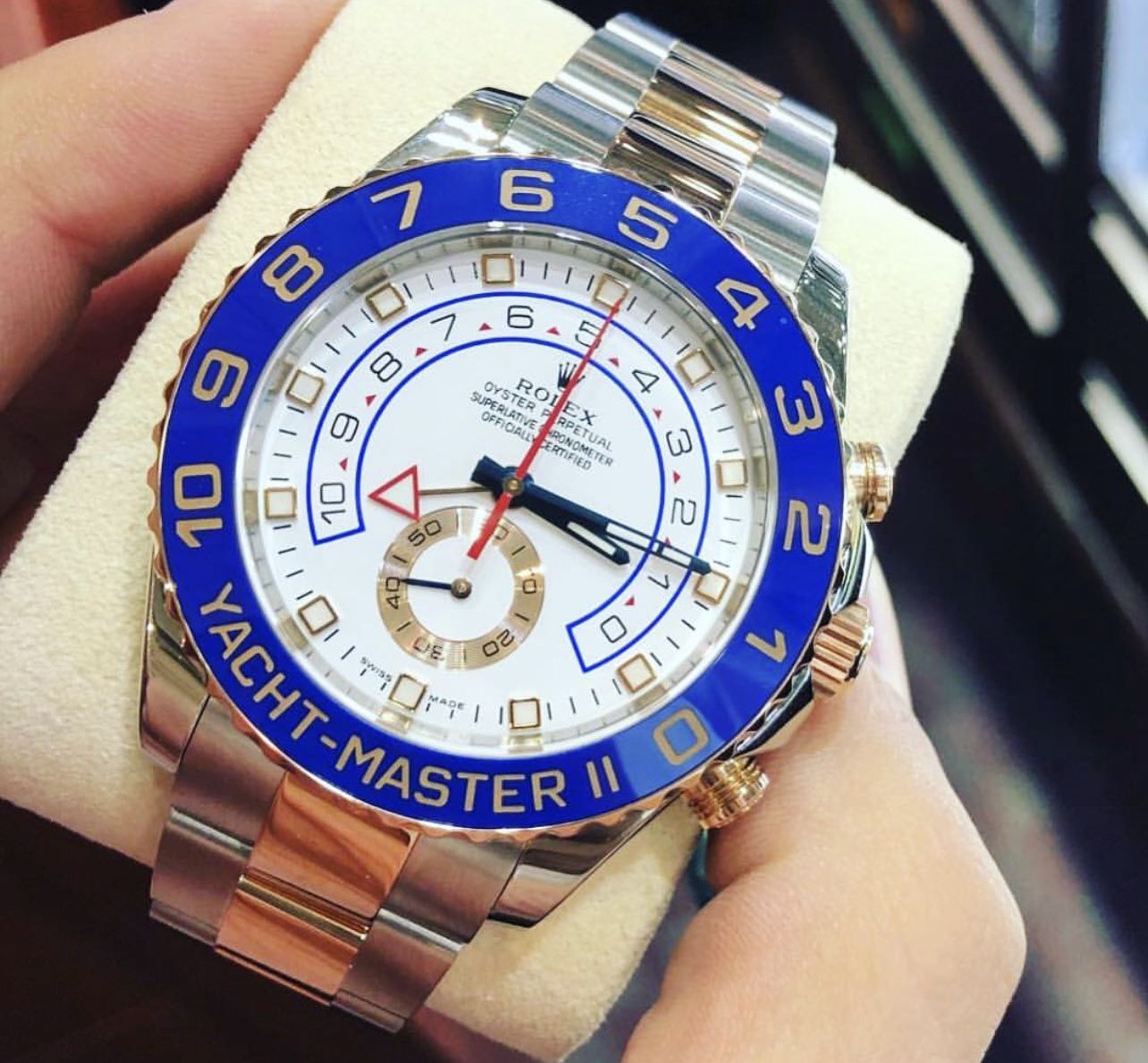 Rolex 116681 Yacht Master II 44MM 18k Rose Gold two tone (COMPLETE