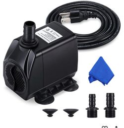 Fountain Pump, 880GPH Submersible Water Pump,