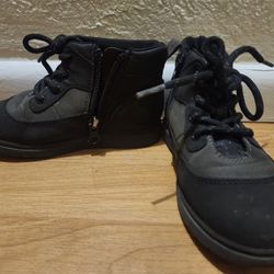 boys black boots size 9 
