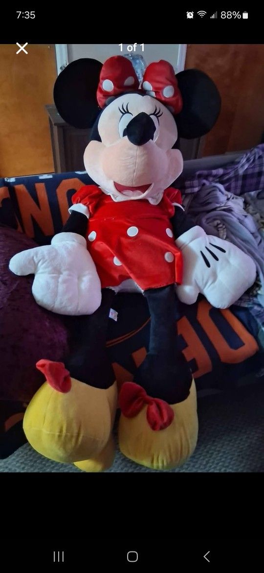 Large Stuffed Mini Mouse
