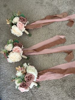 Lings moment set of 3 bridesmaid bouquet