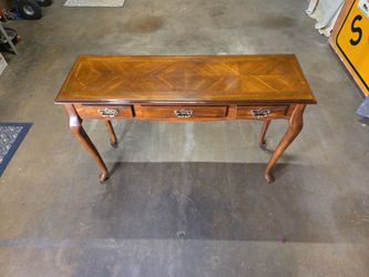 TABLE 4FT X 16" 3 DRAWERS SOFA / CONSOLE / SIDE  "TABLE"
