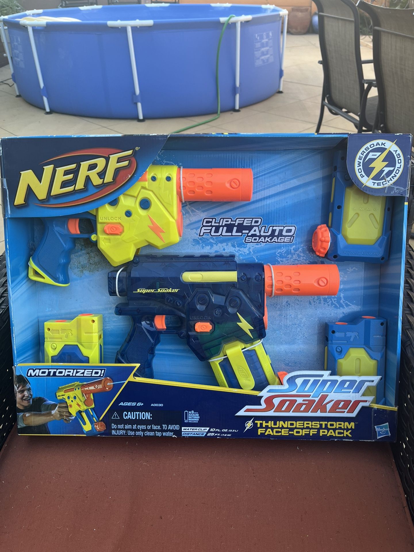 NEW!!! Nerf - Super Soaker - Thunderstorm Face-Off Pack (2011) Squirt/ Water Guns*