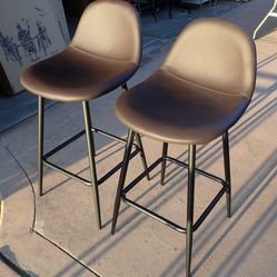 Set of 2 Brown Copley Upholstered Counter Height Barstool - Project 62™ 