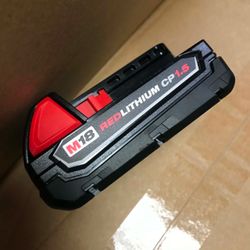 Milwaukee new  1.5ah battery M18