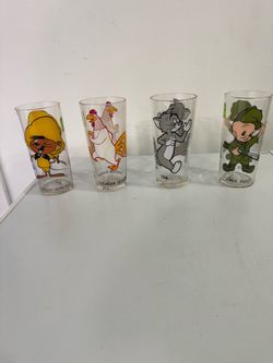 1973 Pepsi Collector's Series Glasses Warner Bros Looney Tunes