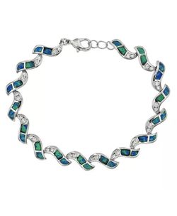 Australian opal bracelet Size  7.5