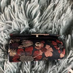 Flower Lipstick Case And Change Purse Set.