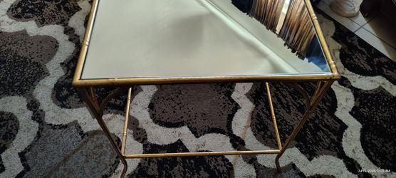 Beautiful mirror side table