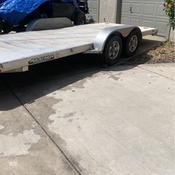 18 foot aluminum car hauler