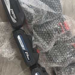 21V Lithium Ion Battery, 2.0AH Rechargeable Battery with Mini Chainsaws and Leaf Blowers