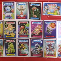 Garbage Pail Kids Cards Lot Topps GPK 18 Stickers Total As Pictured Here 