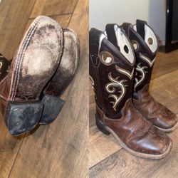 Size 12 Boys Old West Boots 