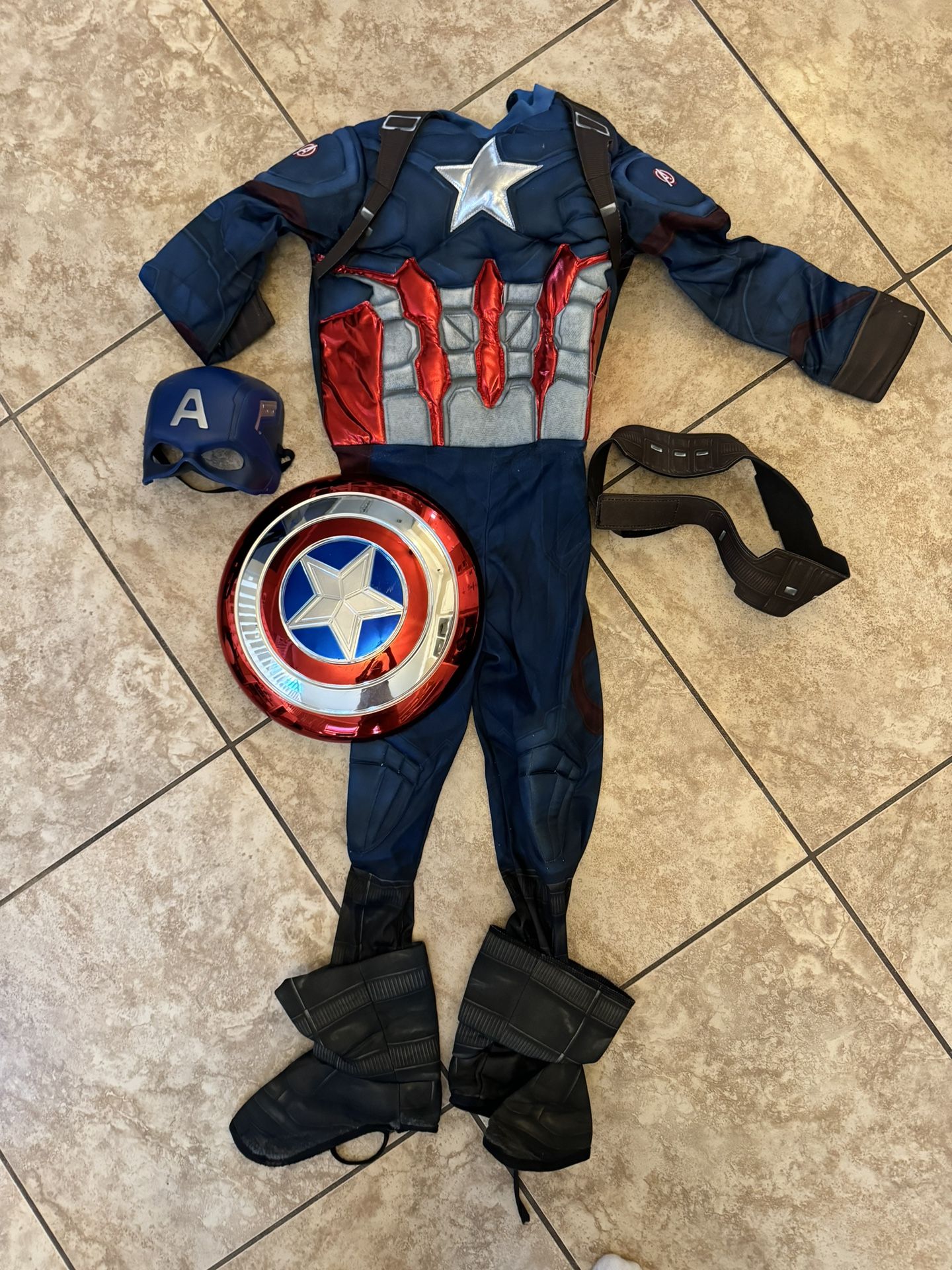 Captain America Costume Kids