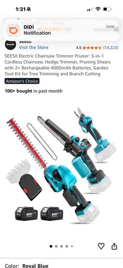 Electric  chainsaw trimmer