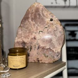 Large Pink Crystal From Brazil