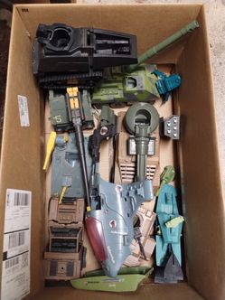 GI Joe box of vehicles vintage