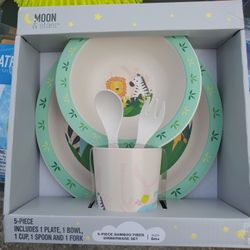 Bamboo Fiber Dinning Set