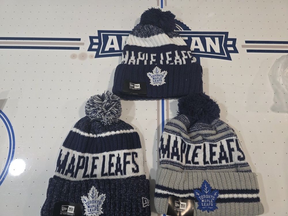 3 Toronto MAPLE LEAF ..-NEW ERA BEANIES...