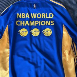 Golden State Warriors Adidas Warmup Jacket 